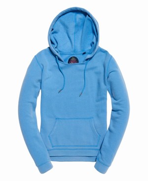 Superdry Open Neck Női Kapucnis Pulóver Kék | HBYWZ1562